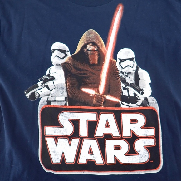 Disney Park Star Wars T-Shirt Men's Adult Extra Large Navy Blue Short Sleeve NWT - Picture 2 of 8